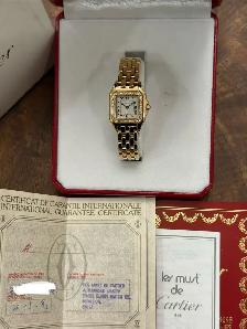 Cartier Panthere Factory Diamonds Solid 18kt Rose Gold Small