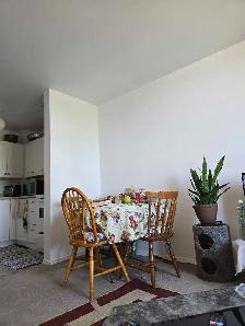 Bedroom, patio furniture, and kitchen table and chairs