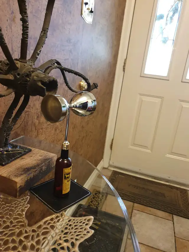 1950 Vintage WhiteHorse Double Jigger Cocktail bar tool w/ dice