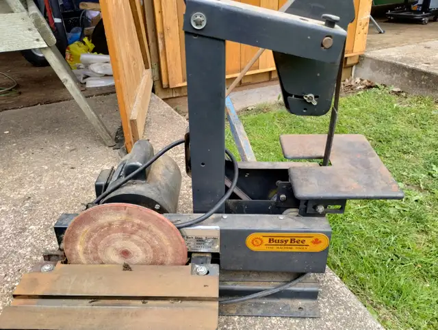 Busy Bee 1' x 8' Belt disk Sander