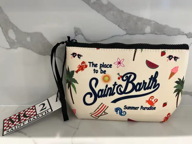 MC2 Saint Barth Summer Paradise Zipped Clutch Bag $55 OBO