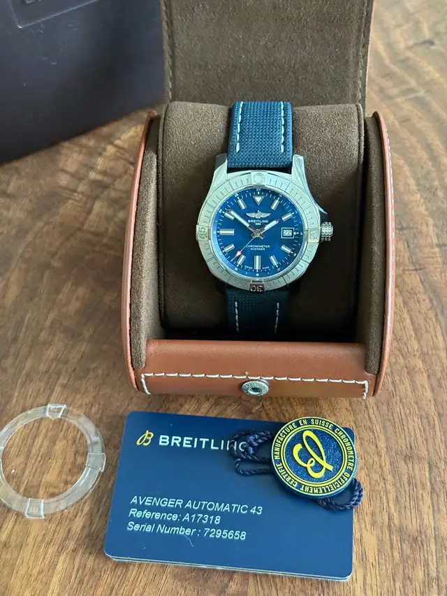 Breitling Avenger Automatic 43mm Full Set Way Under MSRP!