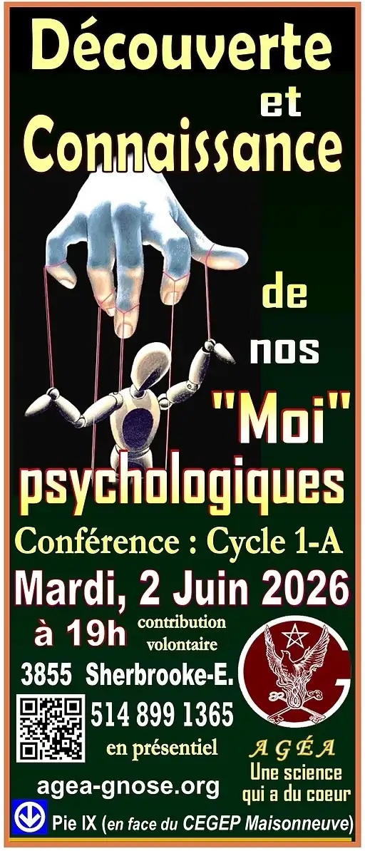 Découverte en Connaissance de nos 'Moi' psychologiques