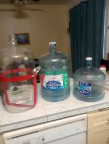 Glass carboy and water container
