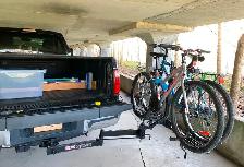 EZRACK CRADLE STYLE SWING OPEN  BIKE RACK