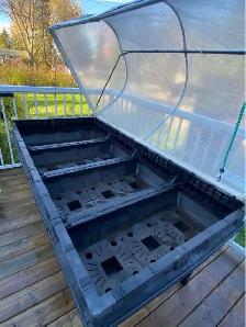 VEGEPOD raised garden bed, self  , timer and x2 covers - Photo 5