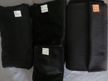TISSUS/MATERIEL NOIR DIFFERENT