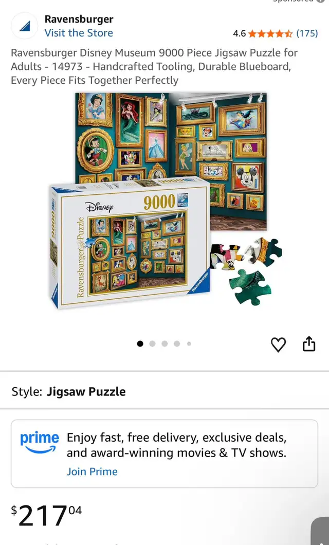 Disney Jigsaw Puzzle (4500 pieces) BRAND NEW
