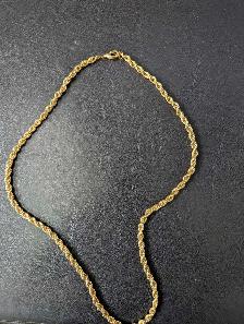 Gold Rope Chain Necklace - Photo 2