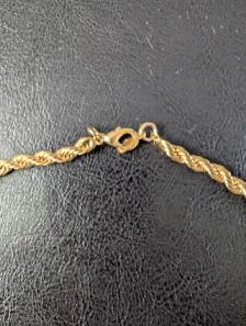 Gold Rope Chain Necklace - Photo 3