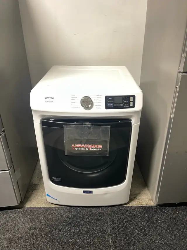 washer and dryerNEW 27" Maytag Electric Steam Dryer (7.4 Cu.Ft)