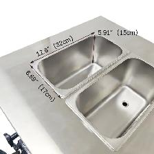 2 1Flavors Stainless Steel Soft Ice Cream Machine 3 Heads 210185 - Photo 10