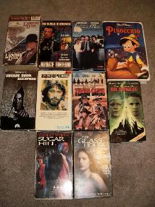 VHS VOLUMES, $25.