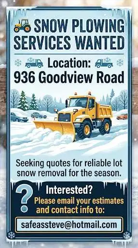 LOOKING for Snow Removal Quotes 2026-7