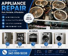 Local Ottawa Appliance Repair | Fridge, Dishasher, Oven, Dryer