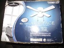 NEW HARBOR BREEZE 42'OAK/WHITE CEILING FAN WITH LIGHT FWD & REV - Photo 3
