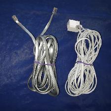 2 CONNECTEURS POUR TÉLÉPHONE MAISON,1 BLANC 1 GRIS: $5.00 CHACUN - Photo 2
