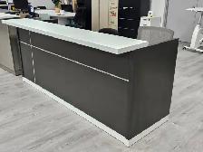 Zina II Reception Desk Black from $499