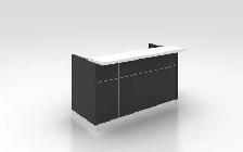 Zina II Reception Desk Black from $499 - Photo 2