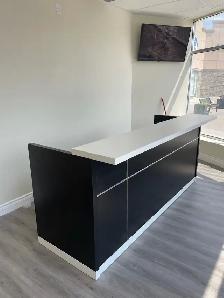 Zina II Reception Desk Black from $499 - Photo 4