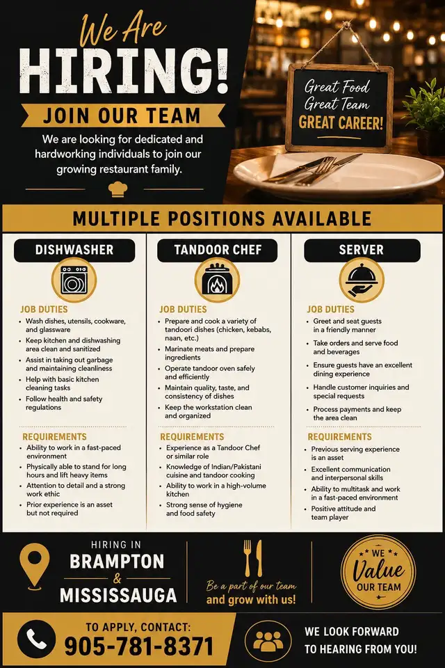 Urgent Hiring