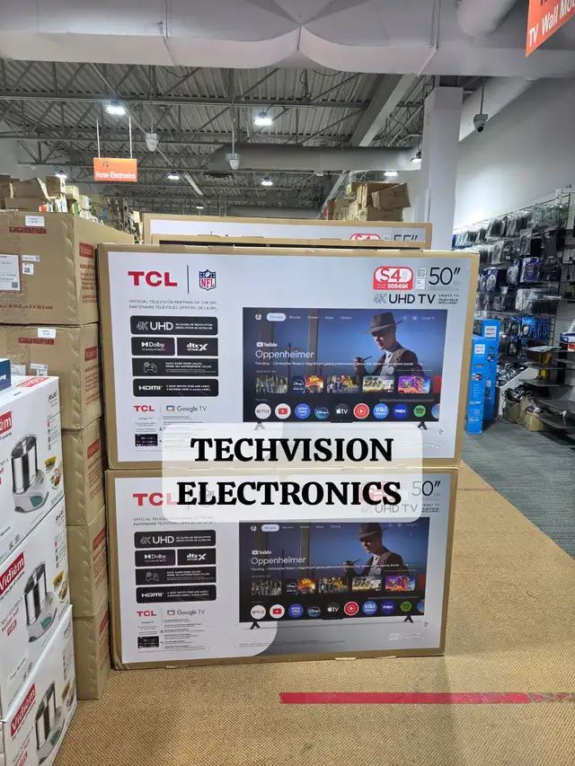 TCL 50'4K UHD S4 MODEL 50S45K GOOGLE TV
