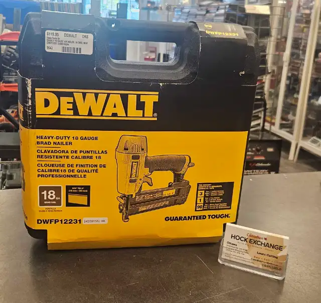 DEWALT 18 Gauge Air Nailer NEW