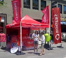 Outdoor Advertising Double-Sided Flags and Custom Printed Tents - Photo 3