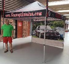 Outdoor Indoor Advertising Custom Tents Double Sided Flags Flag - Photo 10
