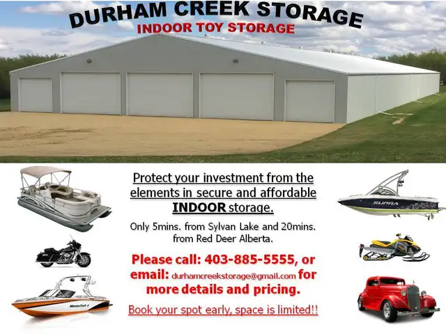 Indoor Boat, Car & Toy Storage