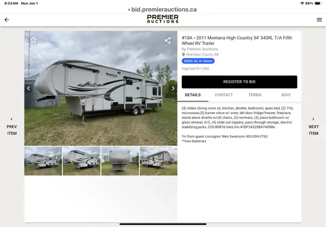 Montana High Country 34’ Fifth Wheel