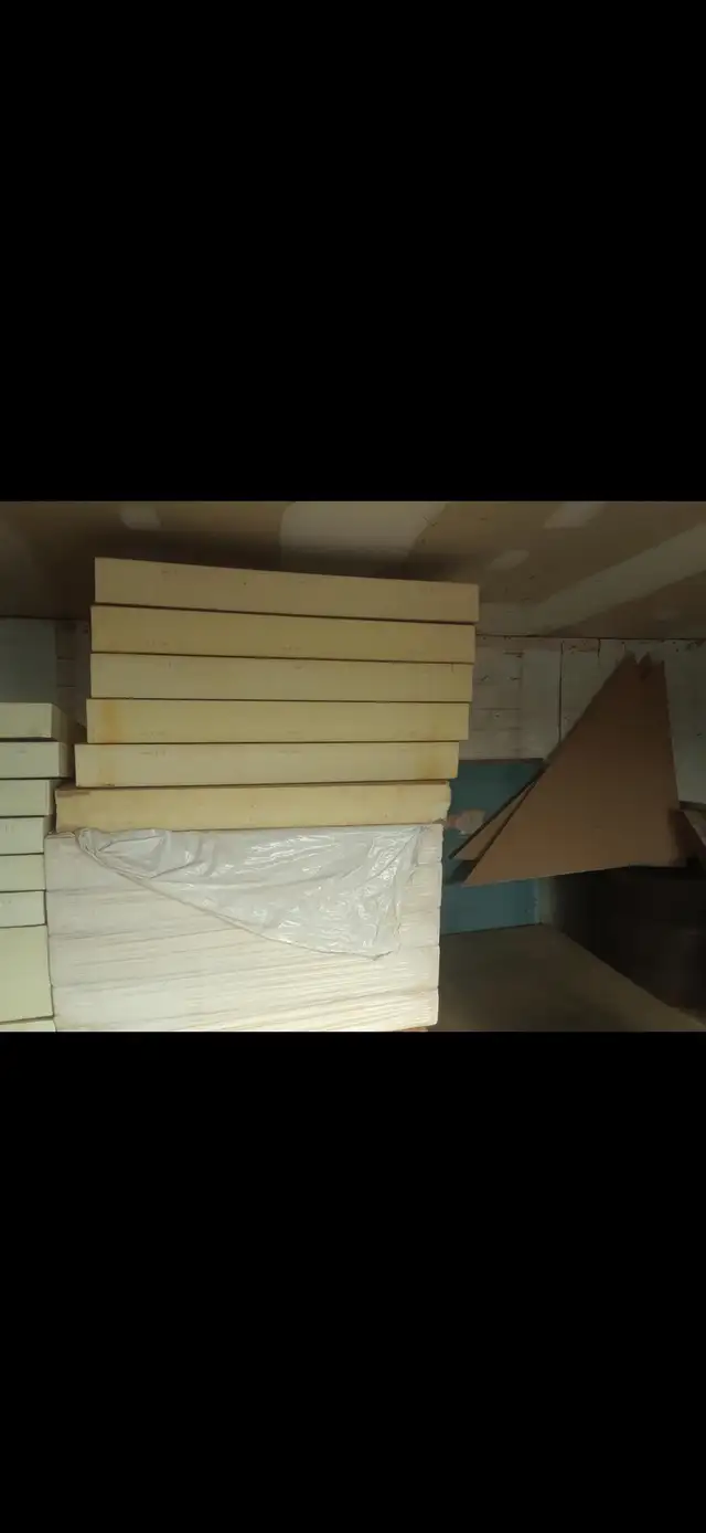 2 1/2 inch polyiso 4’x4’ sheets  $22 per sheet