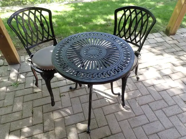 Metal Bistro Set