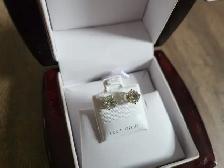 Brand New 14K White Gold Brilliant Cut Diamond Earrings For Sale - Photo 3
