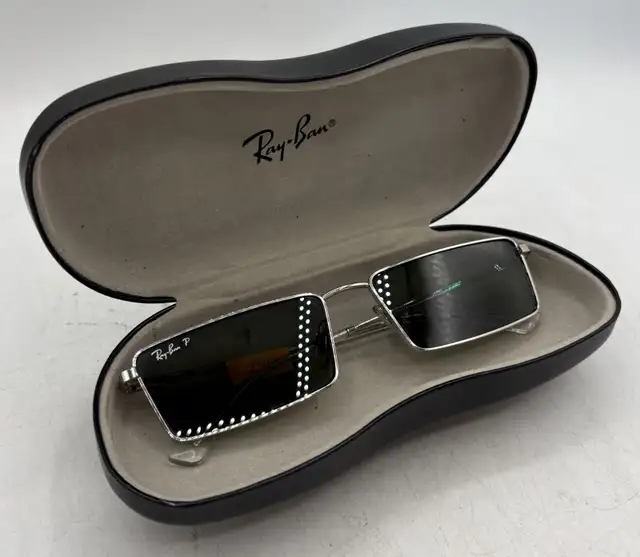 MINT Ray Ban rb3741 Polarized Sunglasses with Case