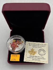 2018 Mother Nature's Magnification Morning Dew Fine Silver Coin