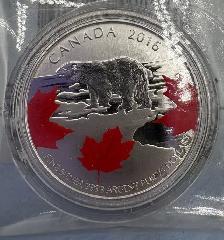 2016 $25 .999 Fine Silver Coin - Polar Bears ( x3 Available ) - Photo 3