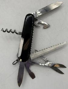 NEW Victorinox Black Huntsmen 9 Function Swiss Army Knife - Photo 2