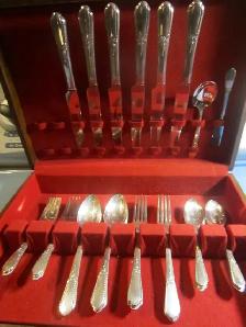 #100-103A   PENDANT silverware set for 6 - Photo 2
