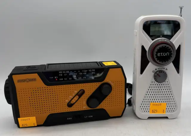 Hand-Cranked Camping/Travel Radio(s) - Fospower & Eton