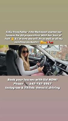 G2 and G Driving lessons Toronto downtown - Photo 2