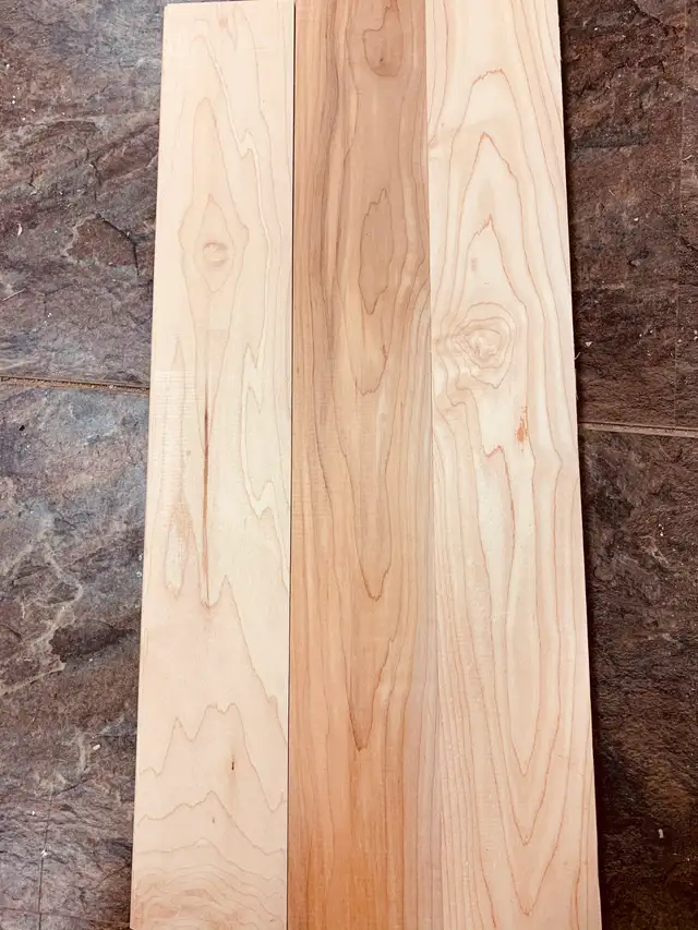 SQUARE EDGE HARD MAPLE unfinished