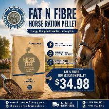 Fat and Fibre Horse pellets