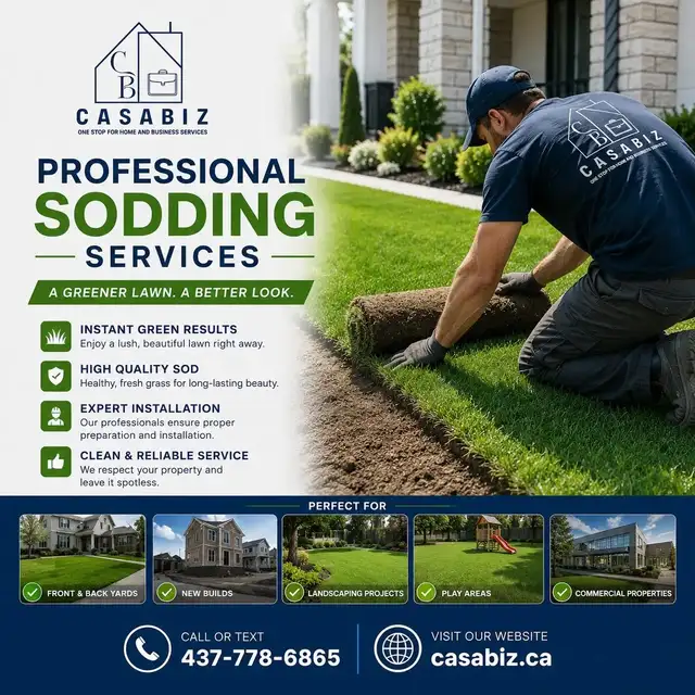 landscaping/Sodding/Lawn Maintenance