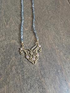 Brand New 10K Yellow Gold Diamond Necklace For Sale - Photo 3