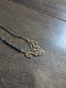 Brand New 10K Yellow Gold Diamond Necklace For Sale - Photo 4