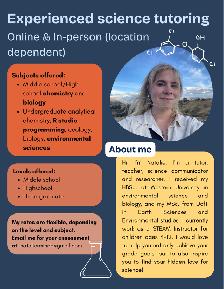 Experienced Science Tutor