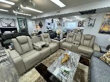 3-Piece Power Recliner Set In Leathaire Upholstery Now On Sale - Photo 2