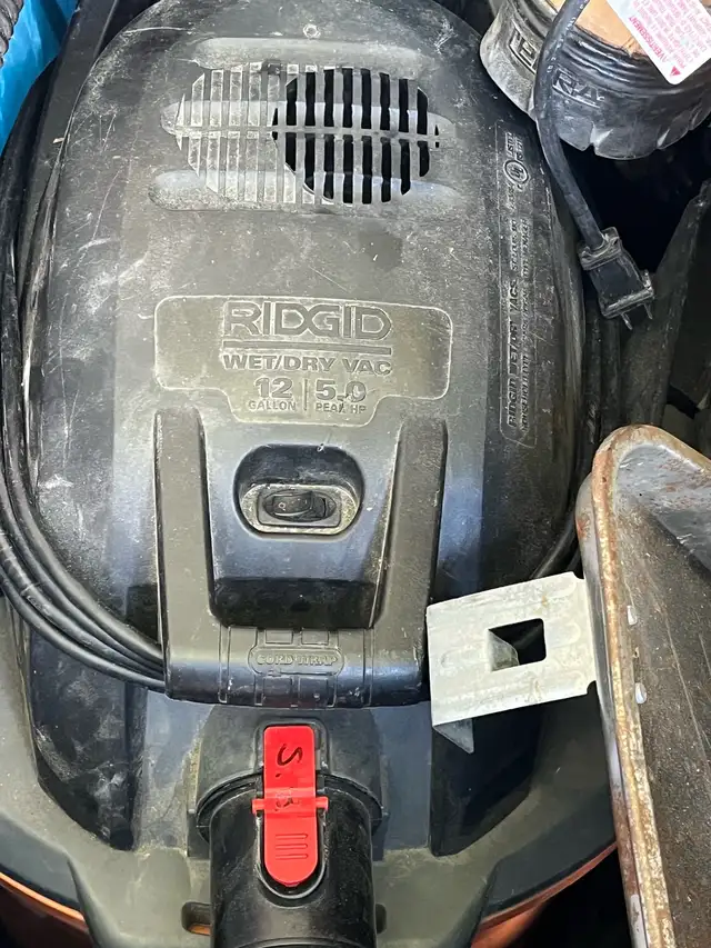 Shop Vac, hand tools, belt sander