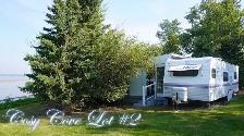 Lakefront RV Lot in Cosy Cove Campground